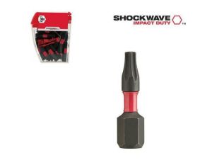 MILWAUKEE KOŃCÓWKA T50 x 25mm/15szt. SHOCKWAVE %%%