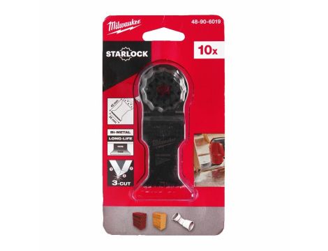 MILWAUKEE MT BRZESZCZOT 35 x 42mm /10szt. BIMETALOWY 3-OSTRZOWY DO CIĘCIA WGŁĘBNEGO %%%