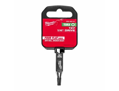 MILWAUKEE NASADKA 1/4 Z KOŃCÓWKĄ TORX T27 %%%