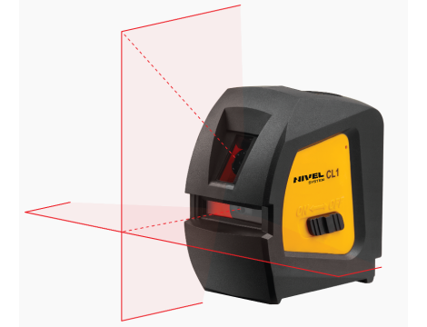 NIVEL SYSTEM LASER KRZYŻOWY CL1 wiązka czerwona%%%