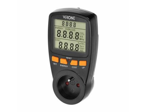 ORNO WATOMIERZ JEDNOTARYFOWY Z WYŚWIETACZEM LCD SCHUKO %%%....