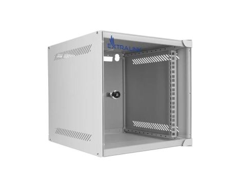 Szafa rack montowana na ścianie Extralink Lite 6U 280x310 Szara