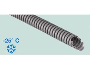 Rura karbowana 750N Mrozoodporna -25C szara PVC fi 50/42 ECTC1850 /25m/