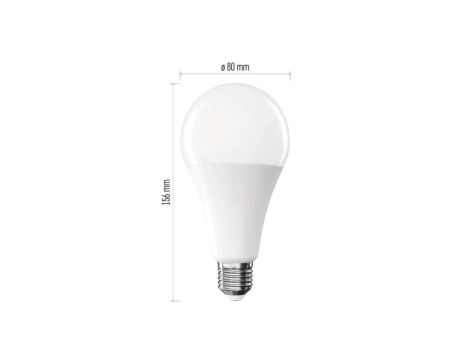 Żarówka LED Classic A80 E27 20W (150W) 2452lm neutralna biel ZQ5E83