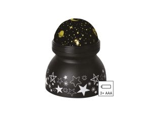 Projektor LED przestrzeń kosmiczna, 3x AAA, ciepła biel, IP20 DCPW05