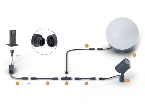 ROZDZIELACZ T 24V - 4