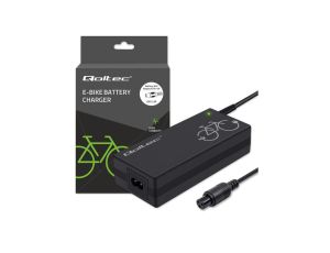 Qoltec Ładowarka do roweru elektrycznego 36V 42V 2A GX12-3Pin +kabel zasilający