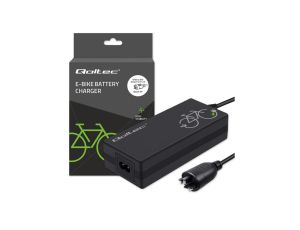 Qoltec Szybka Ładowarka do roweru elektrycznego 36V 42V 2A wtyczka Bosch 3Pin +kabel zasilający