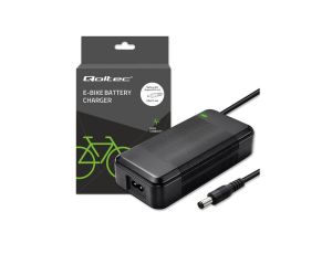 Qoltec Szybka Ładowarka do roweru skutera elektrycznego 36V 42V 4A 5.5*2.1 +kabel zasilający