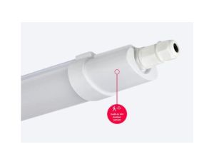 Oprawa hermetyczna LINIX 4000K 36W 4320lm IP65 120cm szara czujnik ruchu 3 lata gwar.