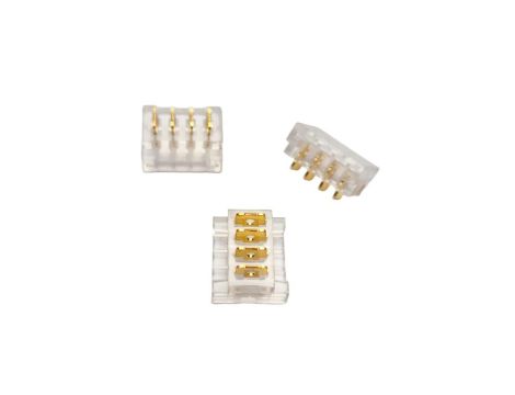 Złączka LED SMD 10mm 4 piny taśma/przewód (RGB) 10szt