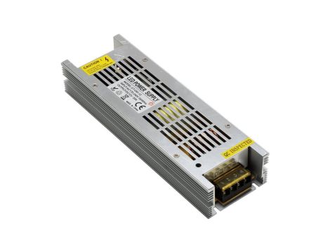 Zasilacz modułowy do taśm LED, MINI IP20 200W, 12V, 16.67A, 224x72x39MM Z POTENCJOMETREM