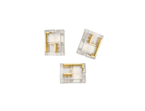 Złączka LED COB/SMD 8mm 2 piny, narożna L/T 10szt