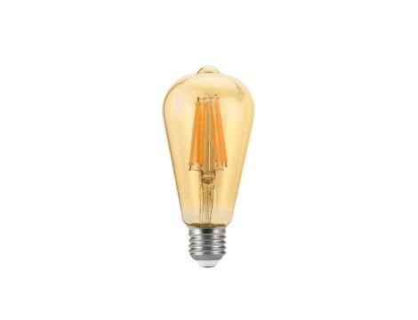 Żarówka LED ST64 E27 12W 1300lm WW barwa ciepła 2200K 360 COG AMBER
