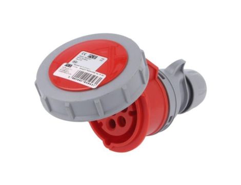 Złącze zasilające 3-fazowe AC, gniazdo żeńskie, 16A/400VAC 2172-6V