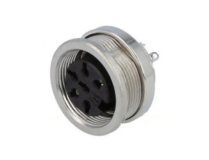 Złącze M16 gniazdo żeńskie -PIN 6 5A 300V C091A T3403000U