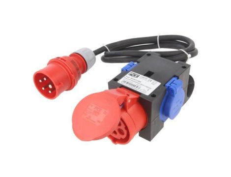 Złącze zasilające 3-fazowe AC, rozgałęźnik, 16A/400VAC, IP44 9430719W