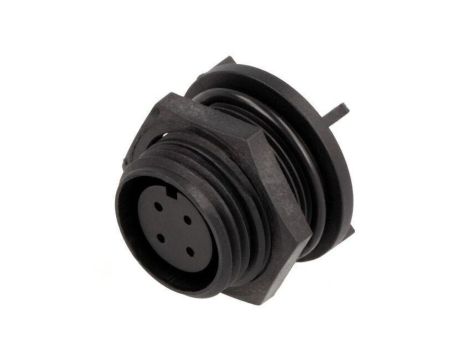 Złącze okrągłe gniazdo żeńskie PIN: 4 125V Buccaneer 400 IP68 PX0413/04S/PC