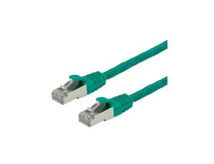 VALUE Kabel krosowy kat. 6 (klasa E) S/FTP (PiMF), LS0H, zielony, 0,5 m