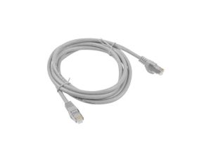 Patchcord FTP kat.6 kabel sieciowy LAN 2x RJ45 linka szary 0,5m LANBERG