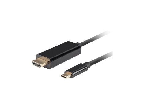 Kabel USB 2.0 typ-C / HDMI (wtyk / wtyk) 2.0 4K@60Hz 1.8m Lanberg