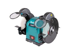 Szlifierka stołowa sieciowa 230V 550W, tarcza / ściernica 205x19mm, 2850 obrotów na minutę w zestawie z akcesoriami Makita