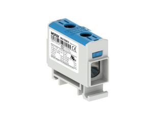 Złączka szynowa 1-torowa Al/Cu 1,5-50mm2 160A 1500V na TH35 niebieski OTL50 MOREK