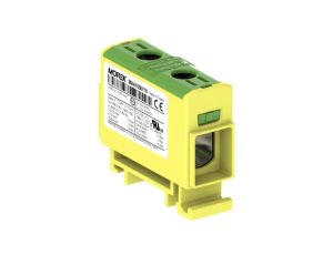Złączka szynowa 1-torowa Al/Cu 1,5-50mm2 160A 1500V na TH35 żółto-zielony OTL50 MOREK