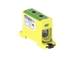 Złączka szynowa 1-torowa Al/Cu 6-95mm2 245A 1500V na TH35 żółto-zielony OTL95 MOREK