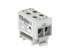 Złączka szynowa 2-torowa Al/Cu 2,5-35mm2 270A 1500V na TH35 szary OTL35-2 MOREK