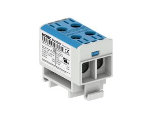 Złączka szynowa 2-torowa Al/Cu 2,5-35mm2 270A 1500V na TH35 niebieski OTL35-2 MOREK