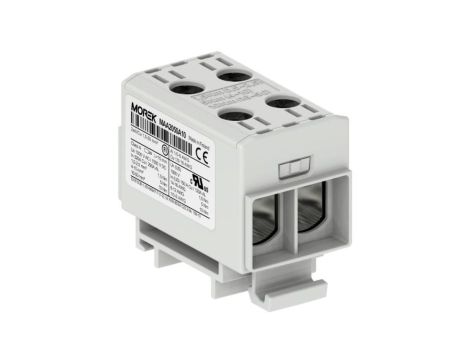 Złączka szynowa 2-torowa Al/Cu 1,5-50mm2 320A 1500V na TH35 szary OTL50-2 MOREK