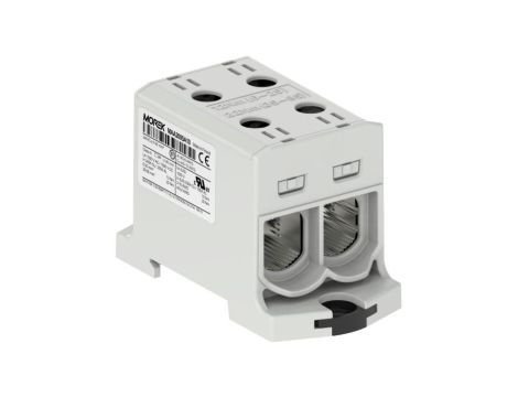 Złączka szynowa 2-torowa Al/Cu 6-95mm2 490A 1500V na TH35 szary OTL95-2 MOREK