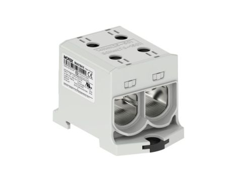 Złączka szynowa 2-torowa Al/Cu 25-150mm2 640A 1500V na TH35 szary OTL150-2 MOREK