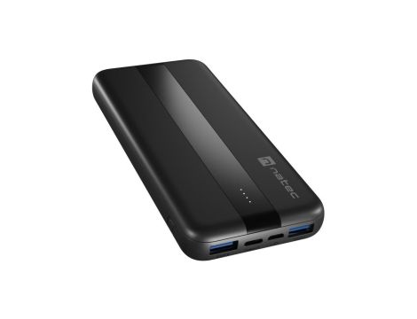 Power bank 10000mAh 20W TREVI SLIM Q V2 czarny NATEC