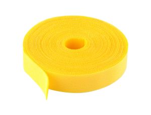 Taśma rzepowa 16mm 4m żółta Back to Back