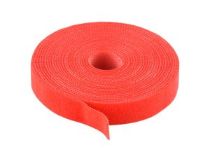 Taśma rzepowa 16mm 4m czerwona Back to Back