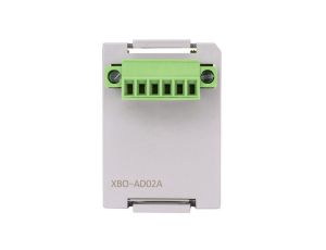 Moduł 2 wejść analogowych prądowych/napięciowych (12 bit), moduł czołowy XBO-AD02A