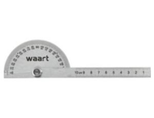 WAART KĄTOMIERZ Z LINIJKĄ 100 mm STAL NIERDZEWNA