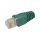 Gumowa osłonka wtyku RJ45 zielona WORECZEK 10szt.