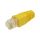 Gumowa osłonka wtyku RJ45 żółta WORECZEK 10szt.