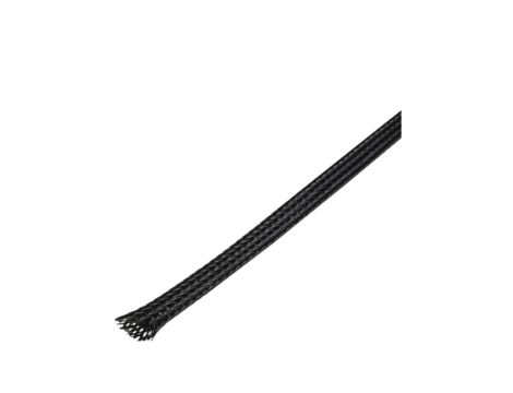 Oplot poliestrowy fi: 10mm (6-15mm) odporny na temperaturę pracy do 125C czarny JDD /100m/