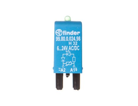 Moduł sygnalizacyjny LED zielony + warystor 6-24V AC/DC 99.80.0.024.98