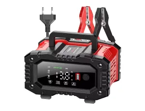 EM PROSTOWNIK FOXSUR 12V&24V 20A LCD