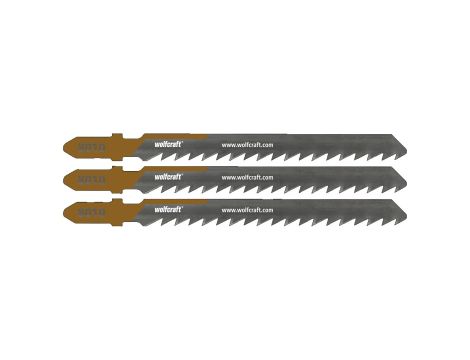 Brzeszczoty do wyrzynarek 50 mm łaty dachowe, szybkie cięcie 3 szt. wolfcraft