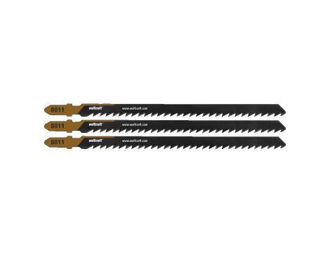 Brzeszczoty do wyrzynarek 100 mm łaty dachowe, szybkie cięcie 3 szt. wolfcraft