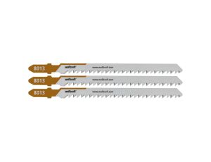 Brzeszczoty do wyrzynarek 65 mm, miękkie drewno, MDF,dokładne cięcie 3 szt. wolfcraft