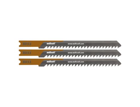 Zestaw 3 brzeszczotów 50 mm do wyrzynarek, Łaty dachowe wolfcraft