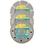 Zestaw 3 tarcz diamentowych, O 115 mm, wolfcraft - 3