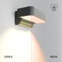 Lampa elewacyjna z czujnikiem ruchu i zmierzchu Steinel L 800 SC LED 7,7W Bluetooth Mesh STEINEL Connect przyjazny dla owadów 1800K 428lm IP44 IK03 230V downlight antracyt / aluminium - 3